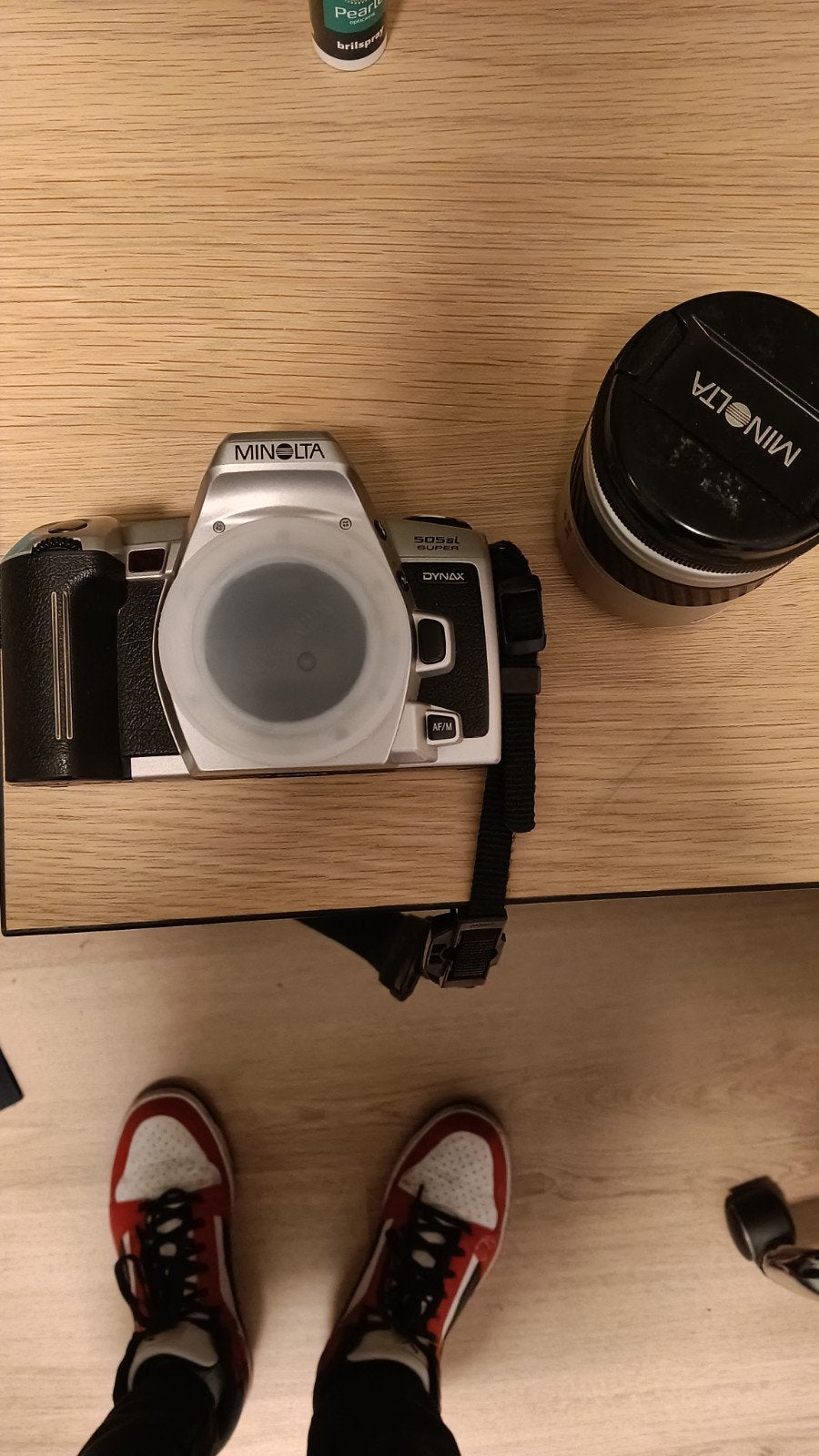 Minolta Dynax 505si Super spiegelreflexcamera, Audio, Tv en Foto, Fotocamera's Analoog, Ophalen of Verzenden, Gebruikt, Spiegelreflex