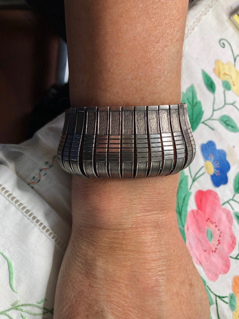 Italiaanse 925 Zilveren Armband - 19 cm, Sieraden, Tassen en Uiterlijk, Armbanden, Ophalen of Verzenden, Gebruikt, Zilver, Zilver