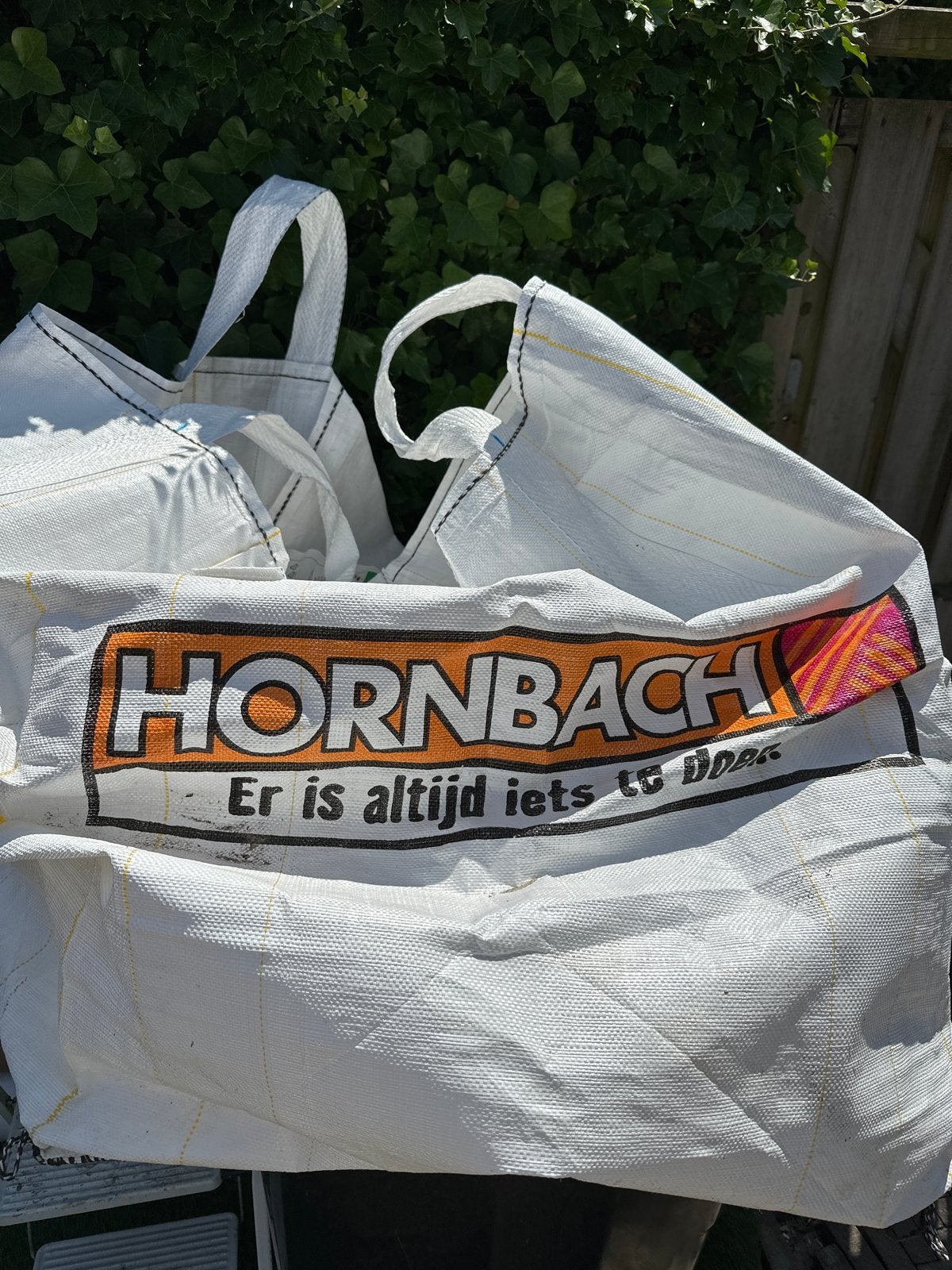 Hornbach big bag, Ophalen, Zo goed als nieuw