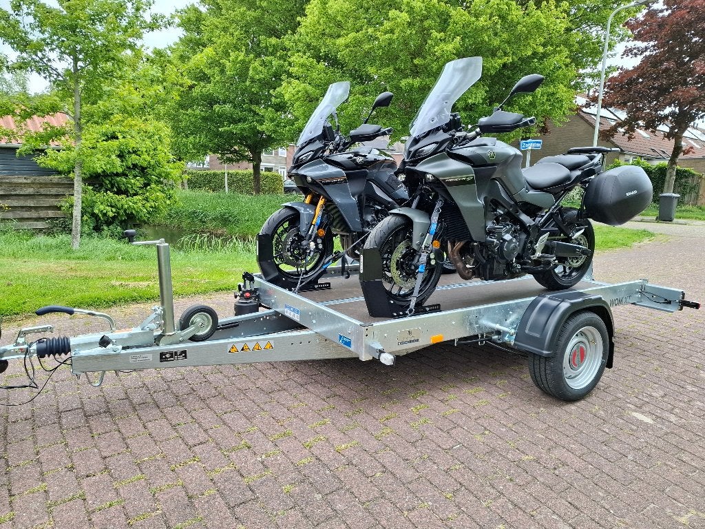 2x motor aanhanger te huur 750kg en 1100 Afzakbaar, Aanhangwagen