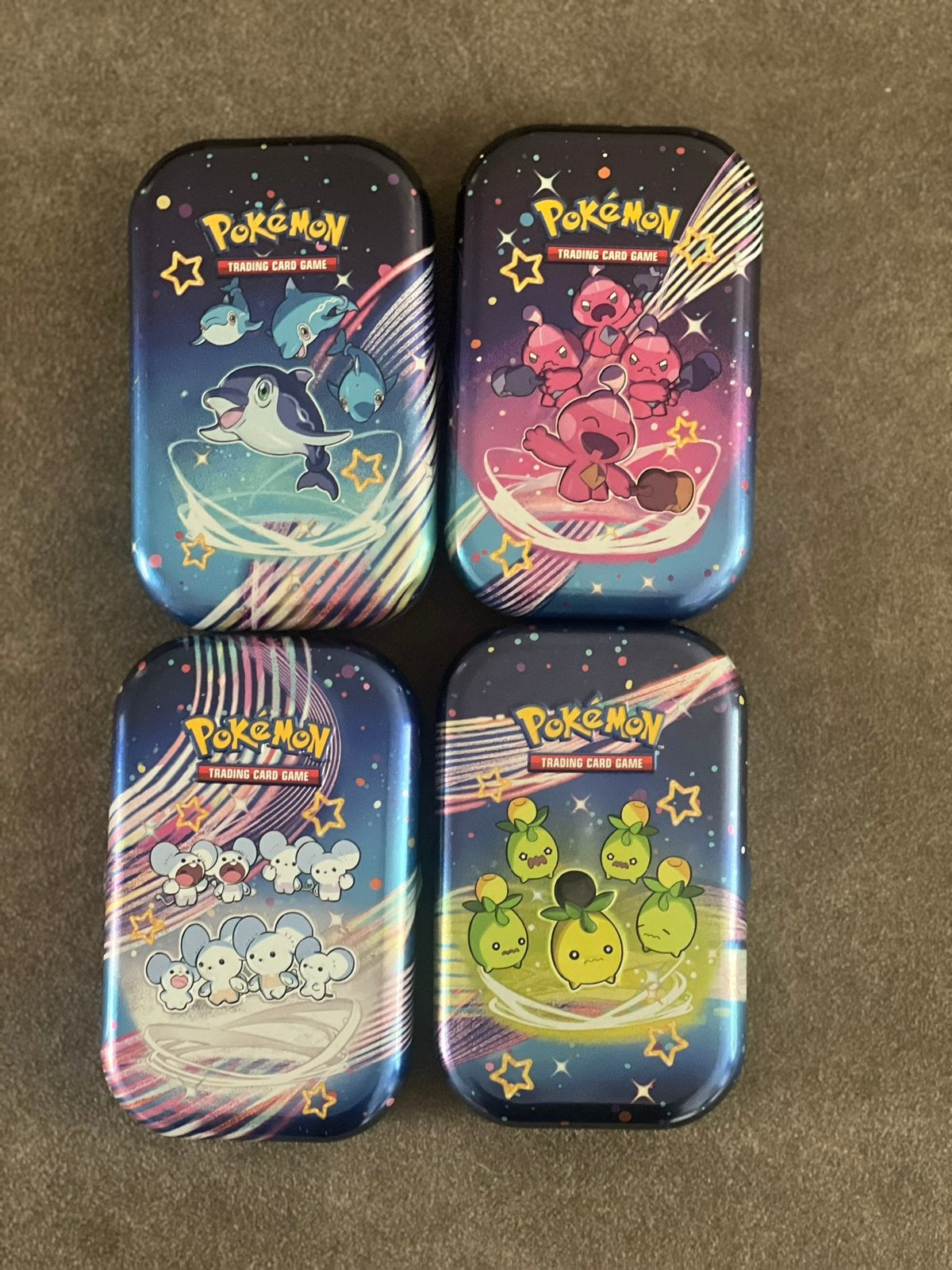 Suprise pokemon tins., Ophalen of Verzenden, Zo goed als nieuw