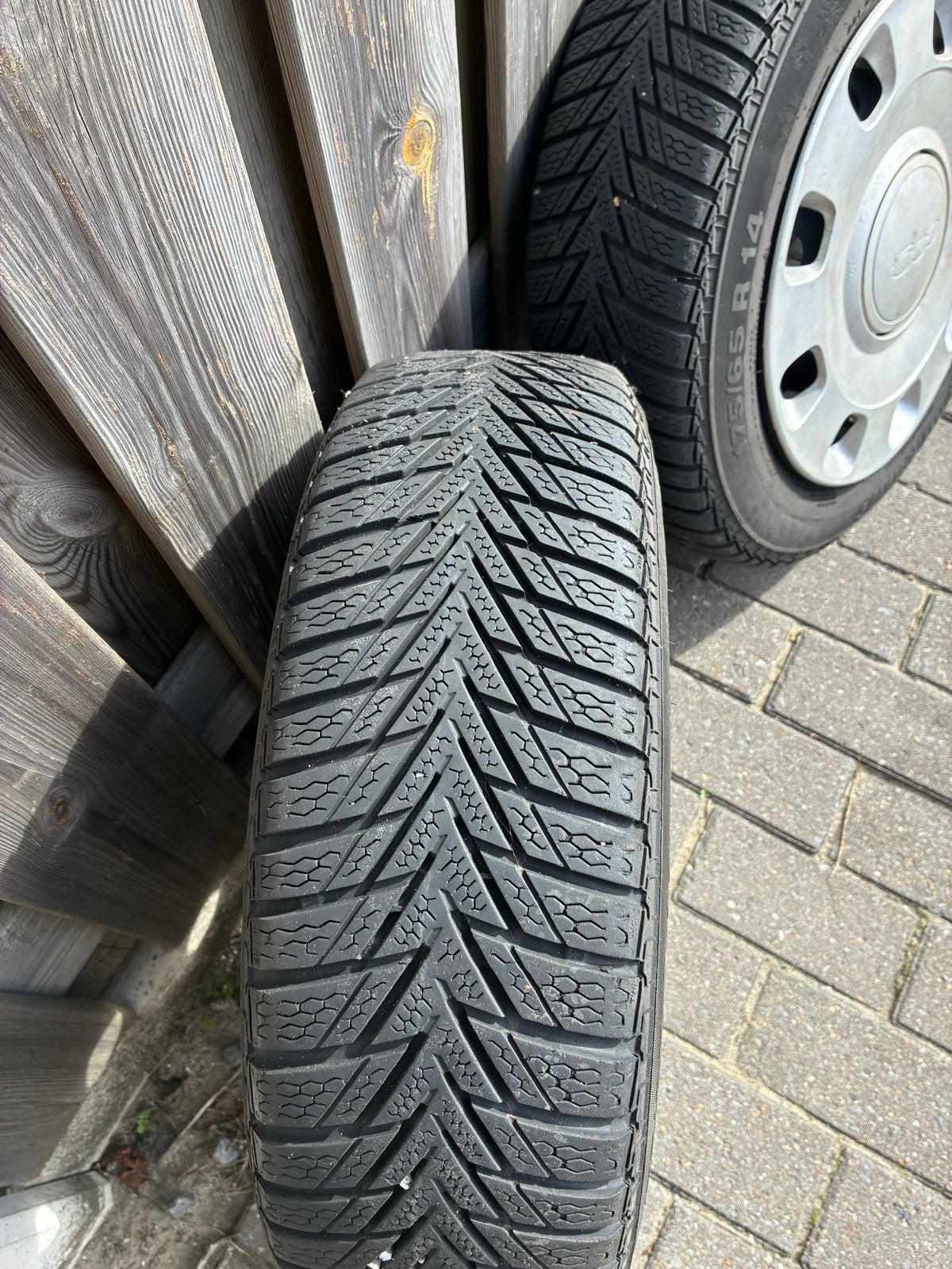 4x Continental winterbanden 175/65 R14, Auto-onderdelen, Banden en Velgen, Ophalen, 14 inch, Gebruikt, 175 mm