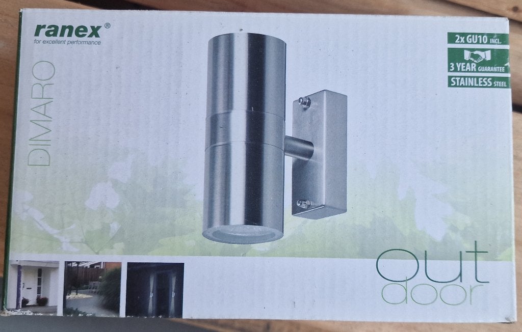 Te koop een Wandlamp (buitenlamp), Wandlamp, Nieuw, Ophalen of Verzenden, Netvoeding