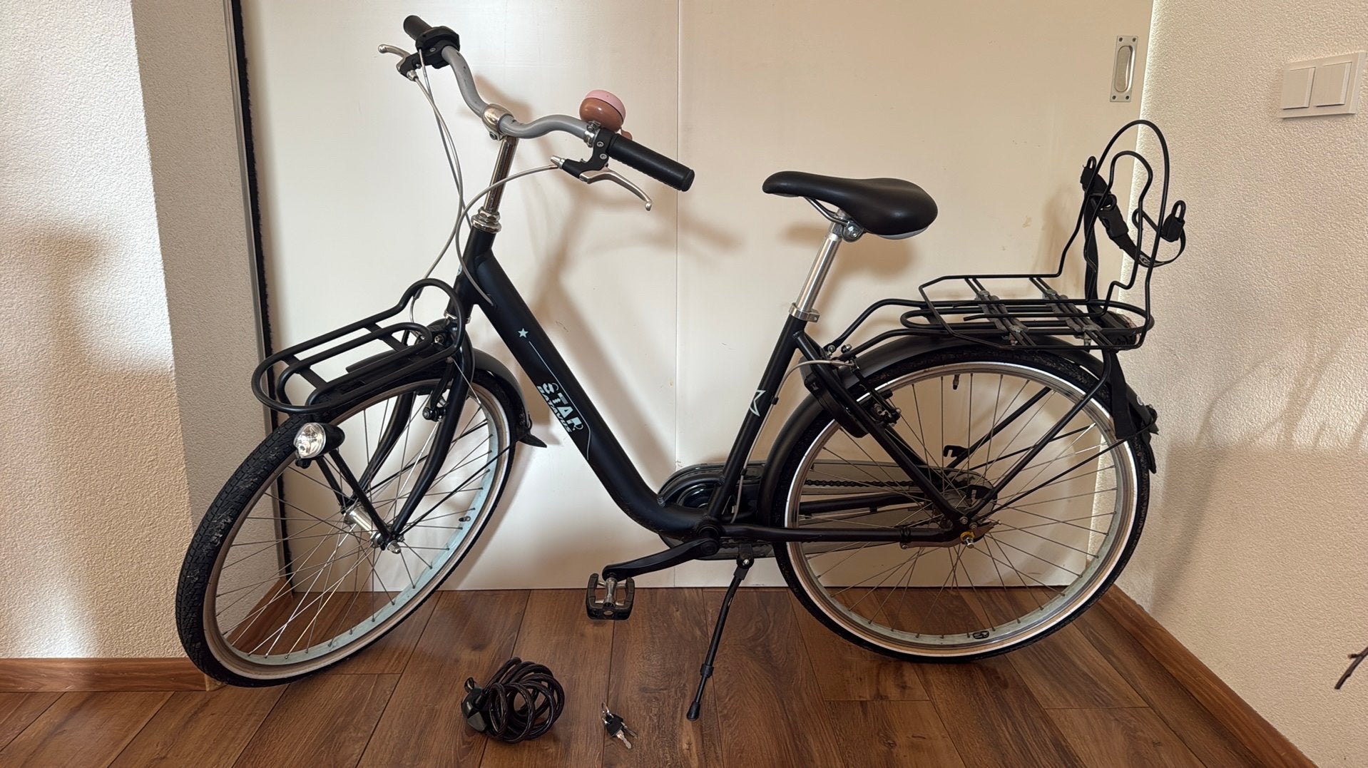 Batavus star kinderfiets mat zwart 26 inch, Ophalen, Gebruikt, 20 inch of meer