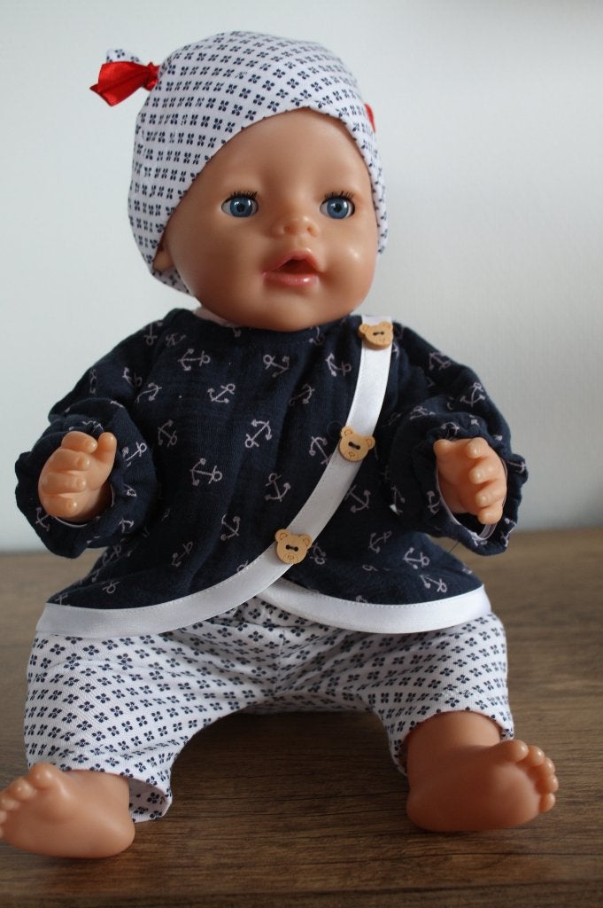 poppenkleertjes past baby born 43 cm  no2, Ophalen of Verzenden, Nieuw, Babypop