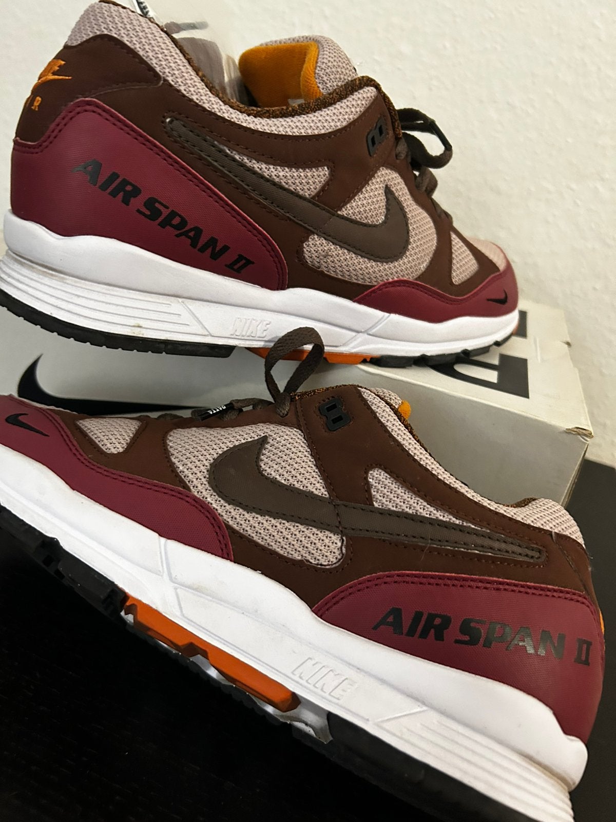 Nike Air Span  II Patta Team Red eu 45, Overige kleuren, Ophalen of Verzenden, Sneakers of Gympen, Zo goed als nieuw