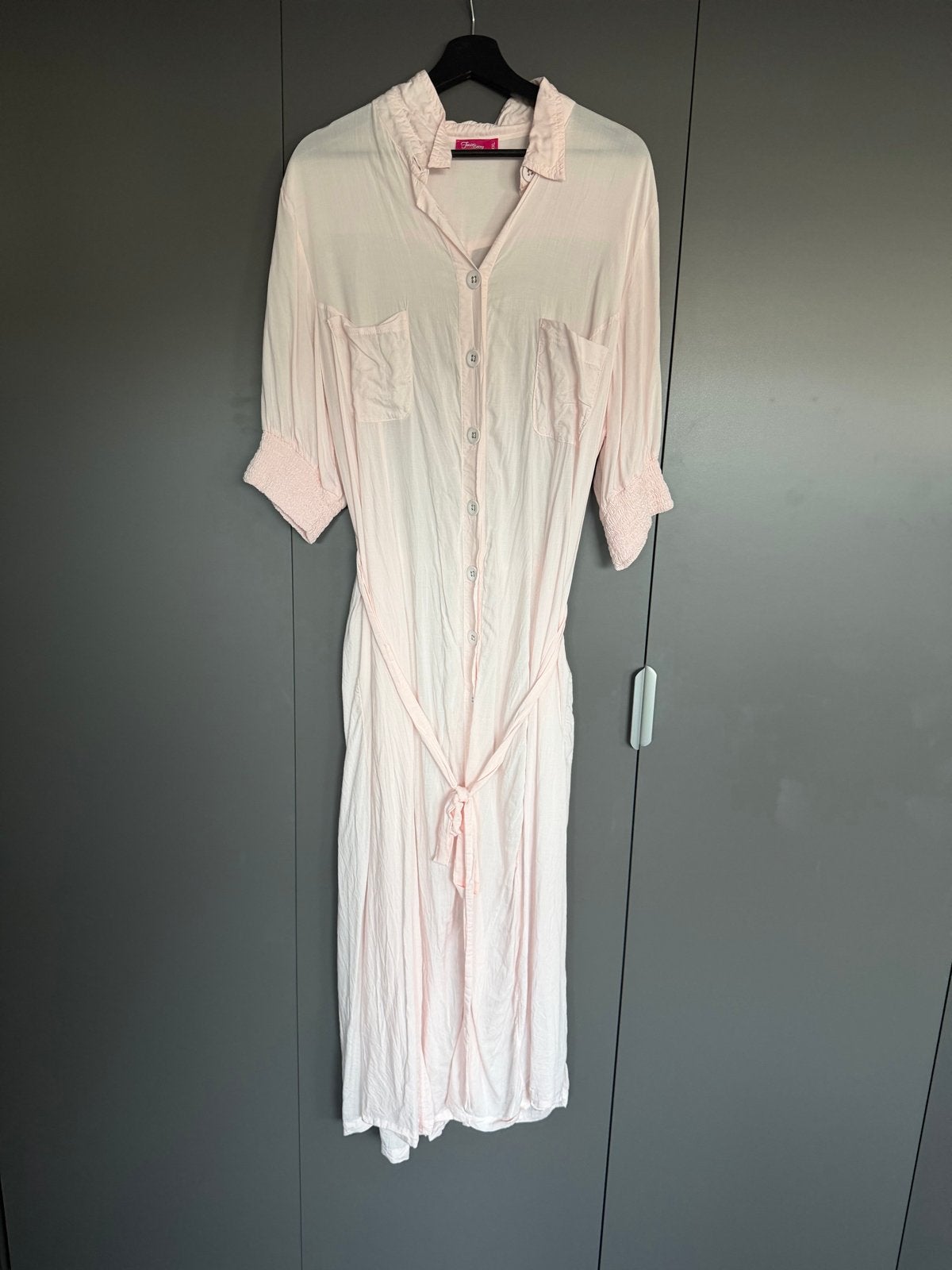 Tante Betsy Roze Jurk Maat XXL, Kleding | Dames, Jurken, Maat 46/48 (XL) of groter, Ophalen of Verzenden, Zo goed als nieuw, Roze