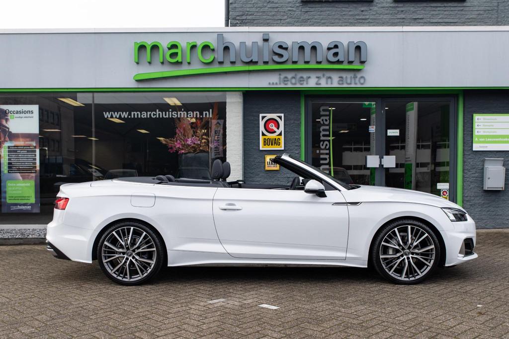 Audi A5 Cabriolet 40 TFSI Advanced Edition / LEDER / MASSAGE, 12 maanden, 4 cilinders, 4 stoelen, 1645 kg