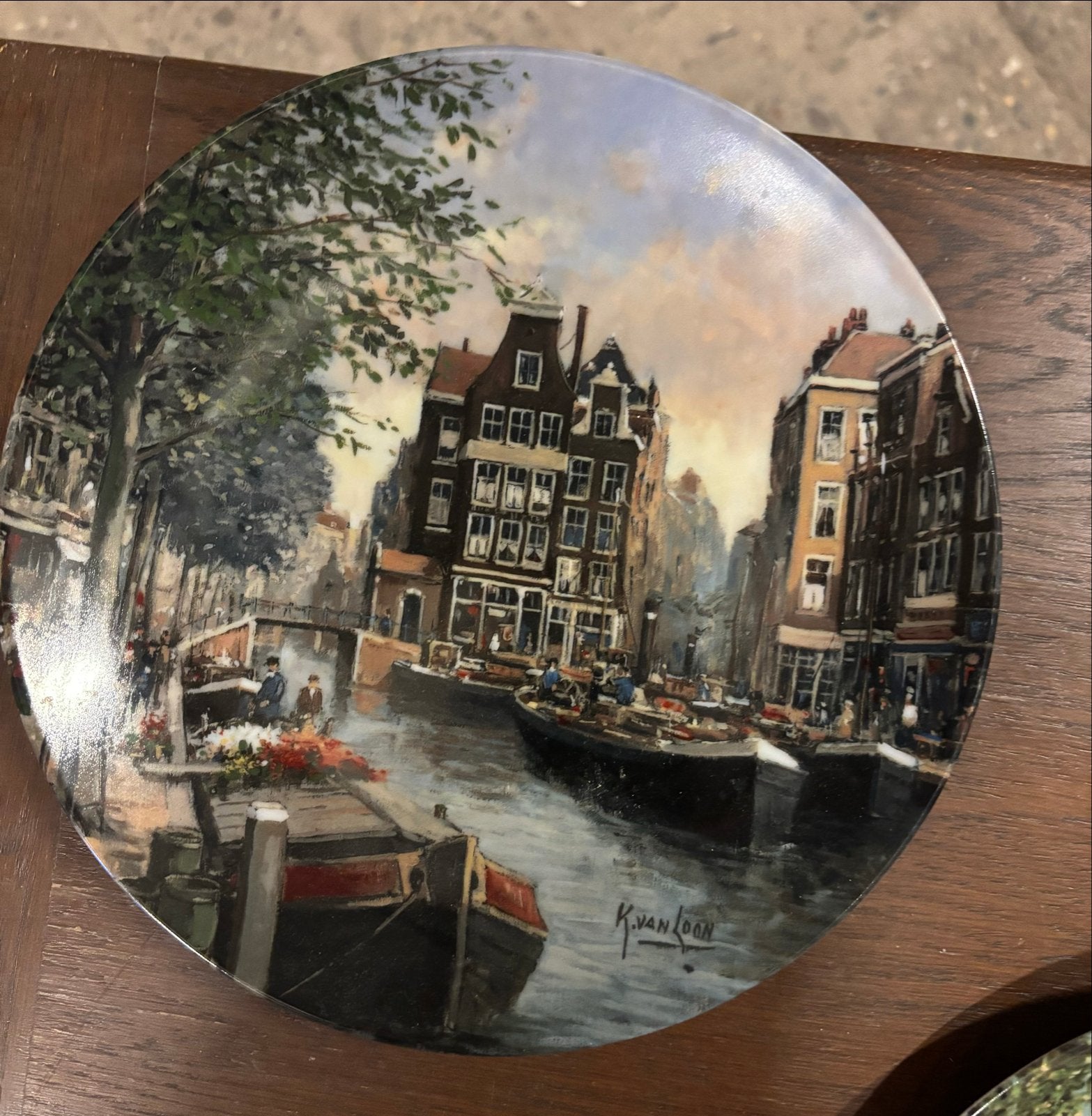 Koos van Loon Hangborden - Grachten van Holland Set, Ophalen of Verzenden