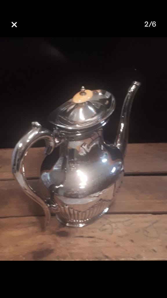 Walker & Hall Sheffield theepot, Antiek en Kunst, Ophalen of Verzenden