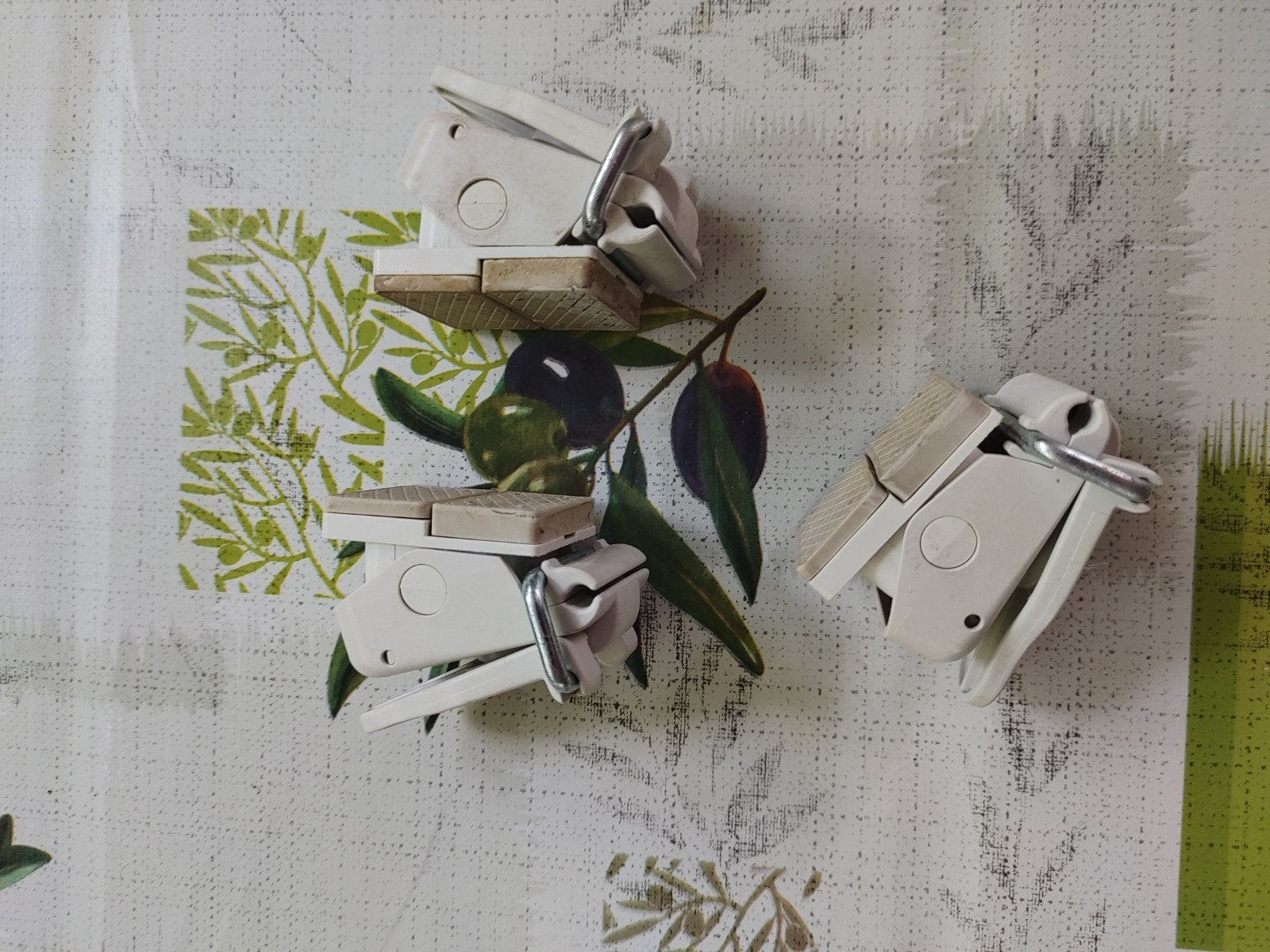 Blokjes voor voortent/luifel stokken aan caravan, Ophalen, Gebruikt