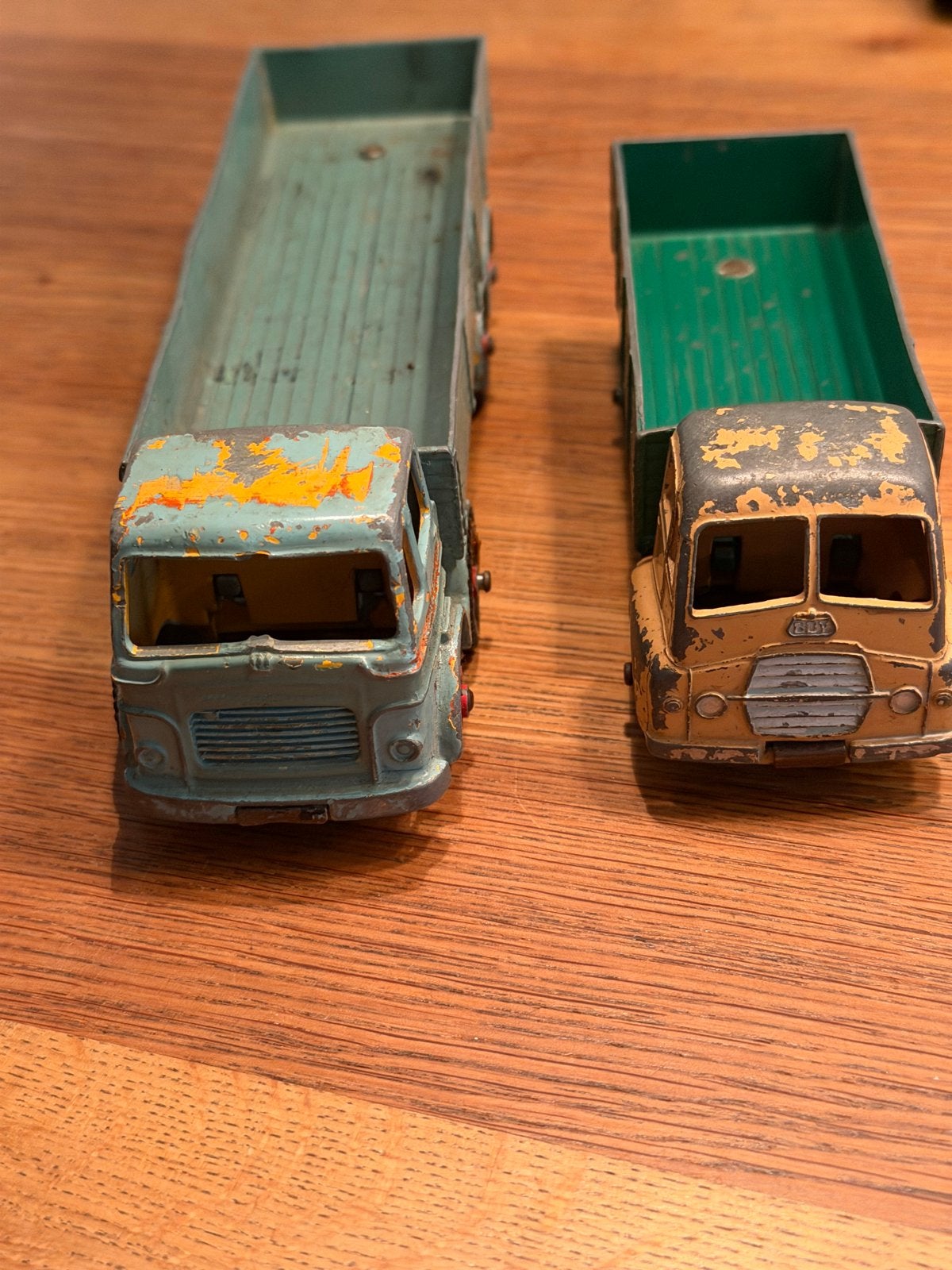 Vintage Dinky Toys Guy & Leyland vrachtwagens - Opknappers, Ophalen of Verzenden, Gebruikt, Bus of Vrachtwagen, Dinky Toys