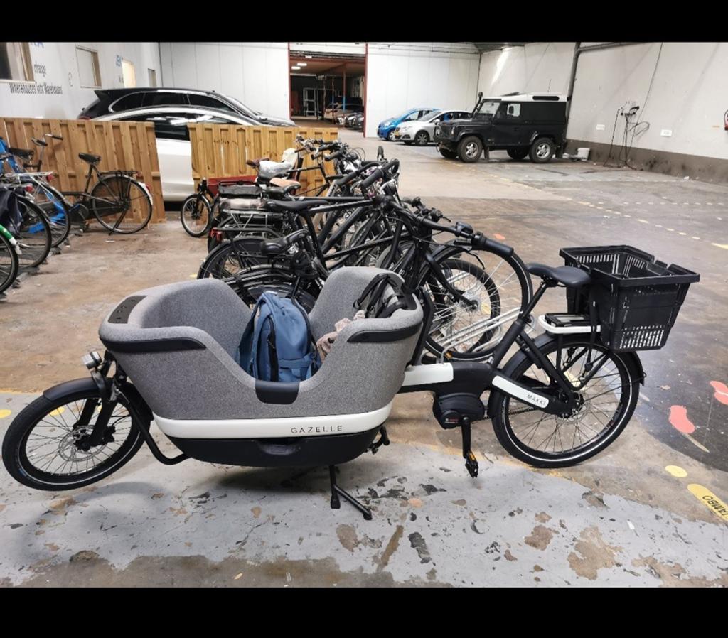 Gazelle Makki Bakfiets - GESTOLEN, Ophalen, Elektrisch, Zo goed als nieuw, 2 kinderen