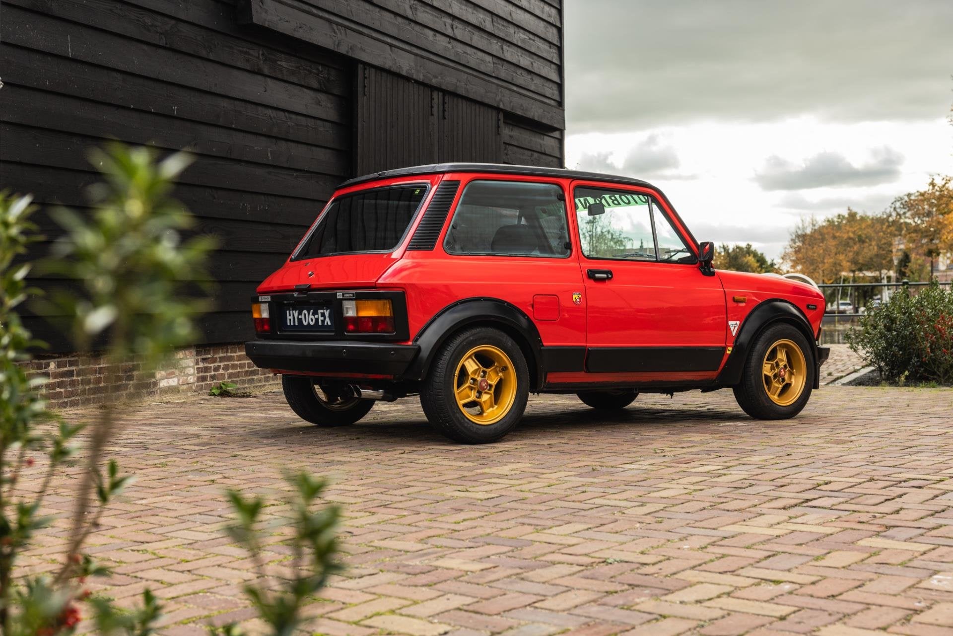 Abarth Autobianchi A112 70HP | Orig NL | Abarth Rosso |, Auto's, Voorwielaandrijving, Gebruikt, Zwart, 4 cilinders