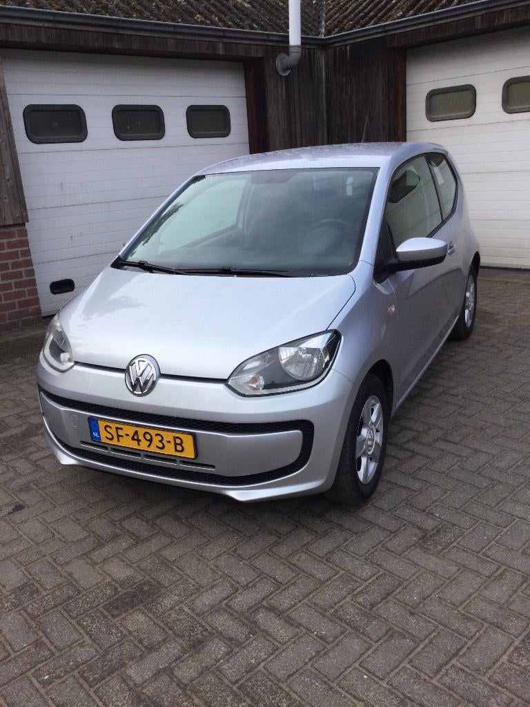 Volkswagen up! 1.0 50KW Ecofuel 2013 Grijs, Auto's, Voorwielaandrijving, Stof, 4 stoelen, Overige brandstoffen