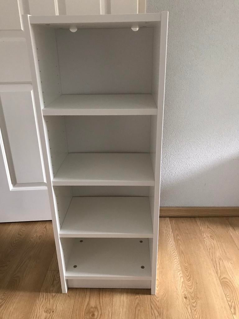 Witte Boekenkast, Met plank(en), Minder dan 50 cm, 100 tot 150 cm, Ophalen of Verzenden