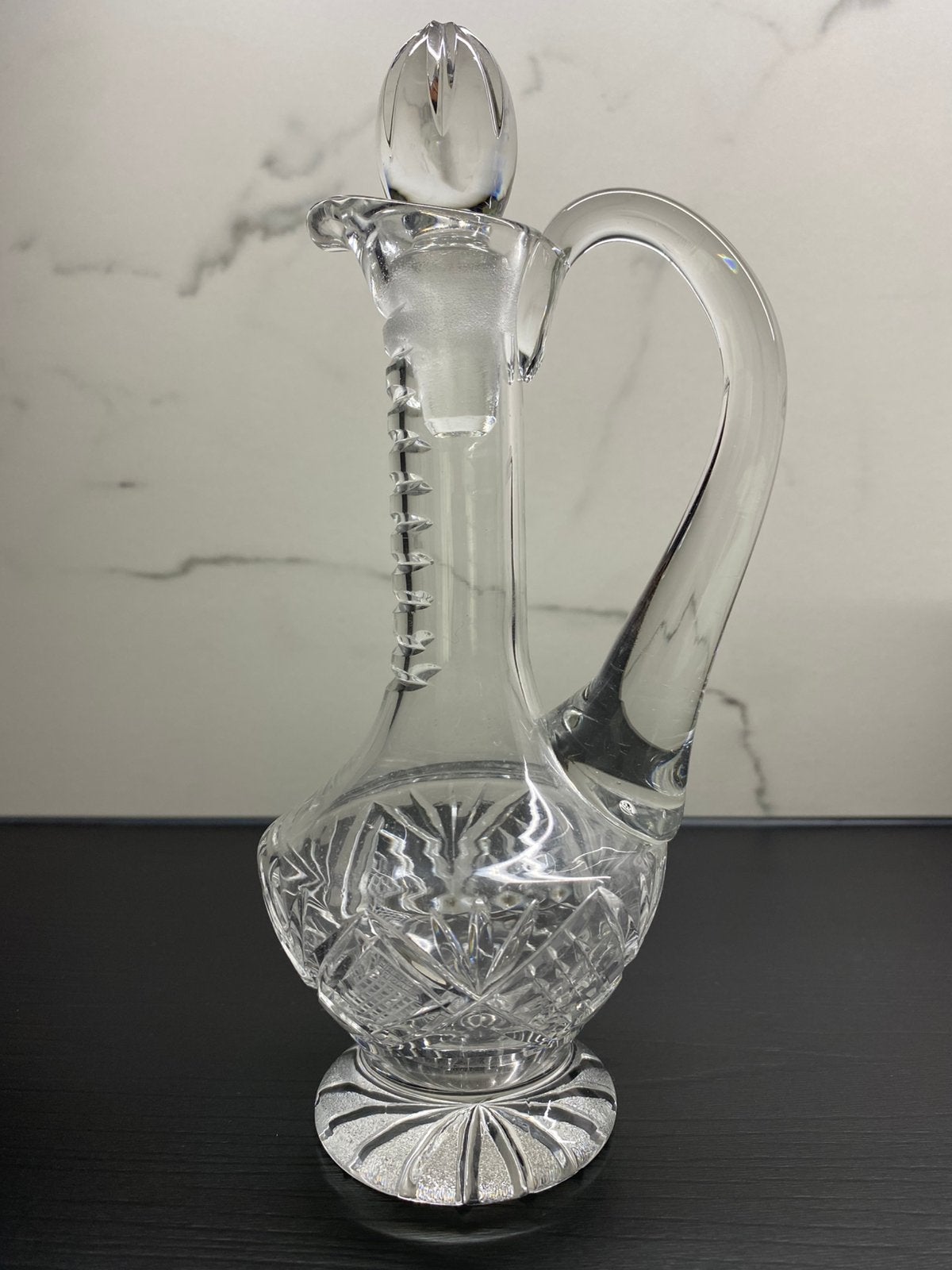 Bohemia Crystal Tsjechische 24k loodkristal karaf jaren70-80, Ophalen of Verzenden