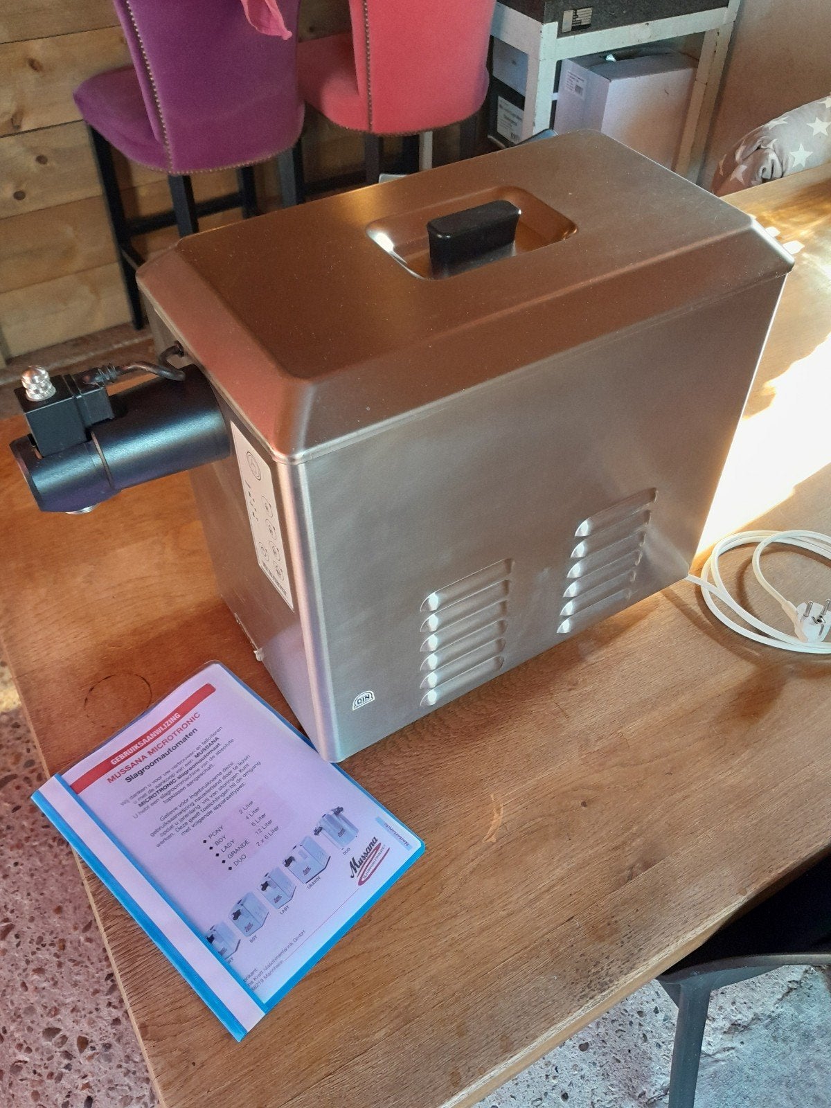 Mussana Boy Slagroommachine 4 liter - Zo goed als nieuw, Ophalen, Zo goed als nieuw
