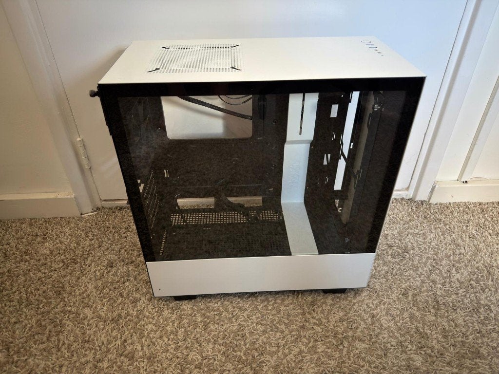 NZXT H500i wit — ATX mid-tower met glas + Smart Device, fans, Computers en Software, Computerbehuizingen, Zo goed als nieuw, Ophalen of Verzenden