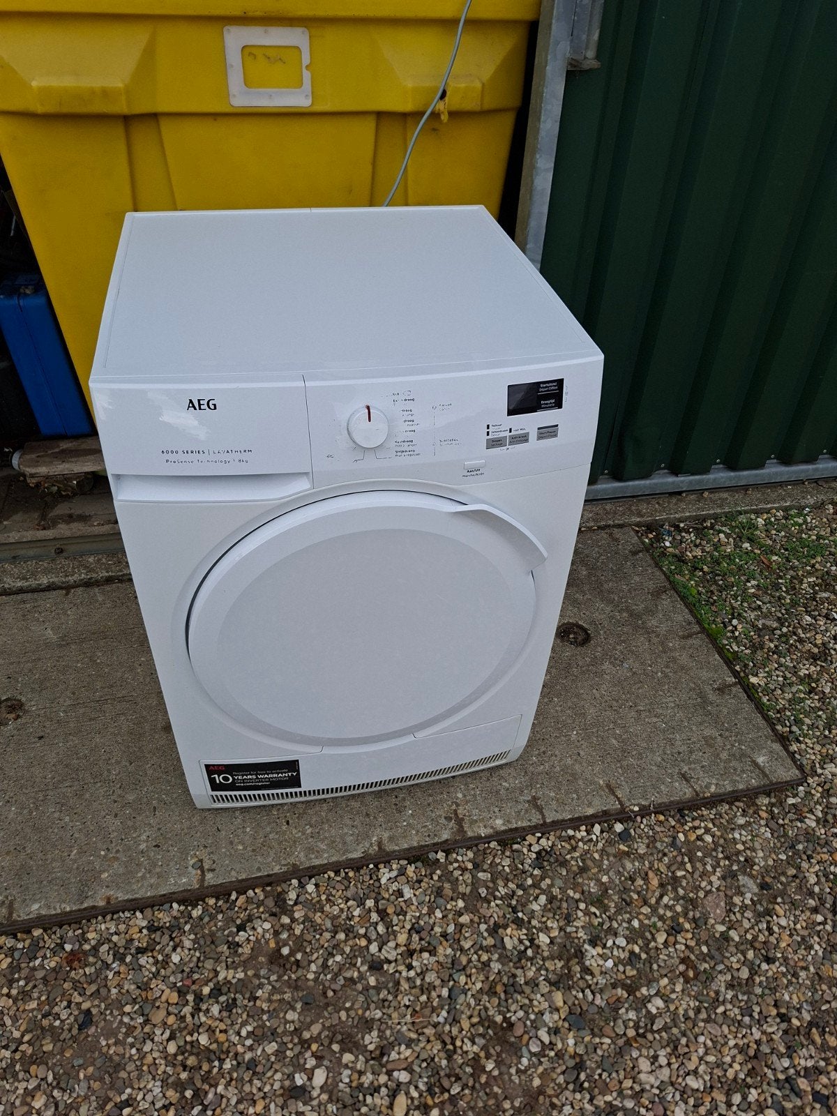 AEG Lavatherm ProSense condensdroger, Witgoed en Apparatuur, 6 tot 8 kg, Gebruikt, 85 tot 90 cm, Condens