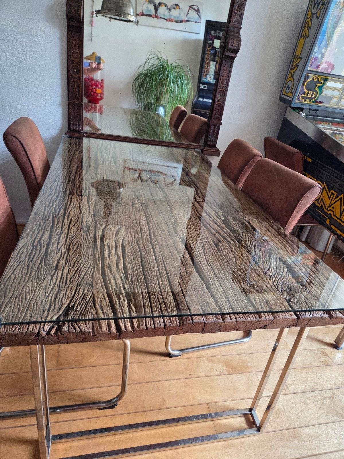 Tafel richwood kensington rixos eric kuster richmond look, Ophalen, Gebruikt, 200 cm of meer, 50 tot 100 cm
