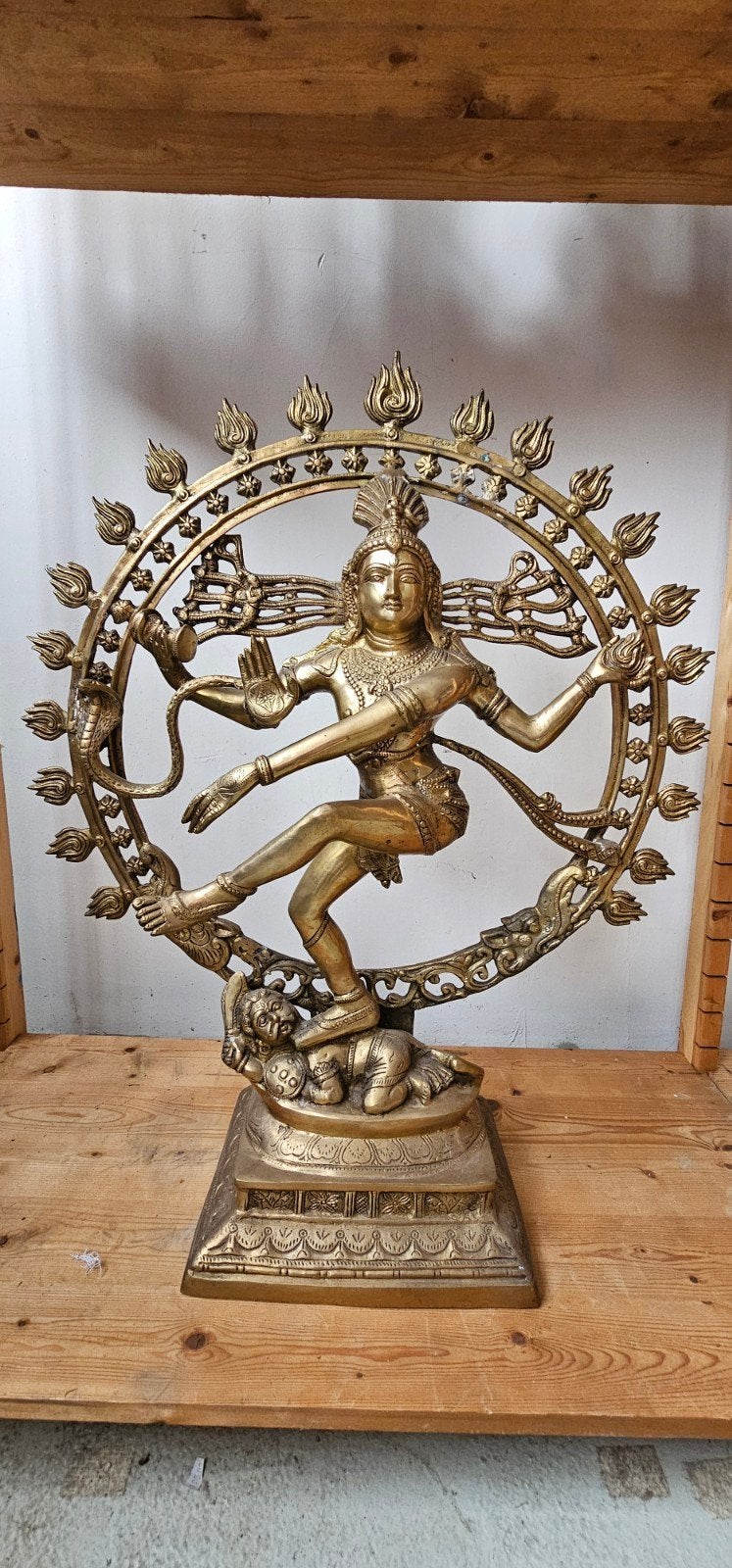Shiva Nataraja Bronzen beeld - 85 cm hoog, 22 kg, Ophalen, Brons