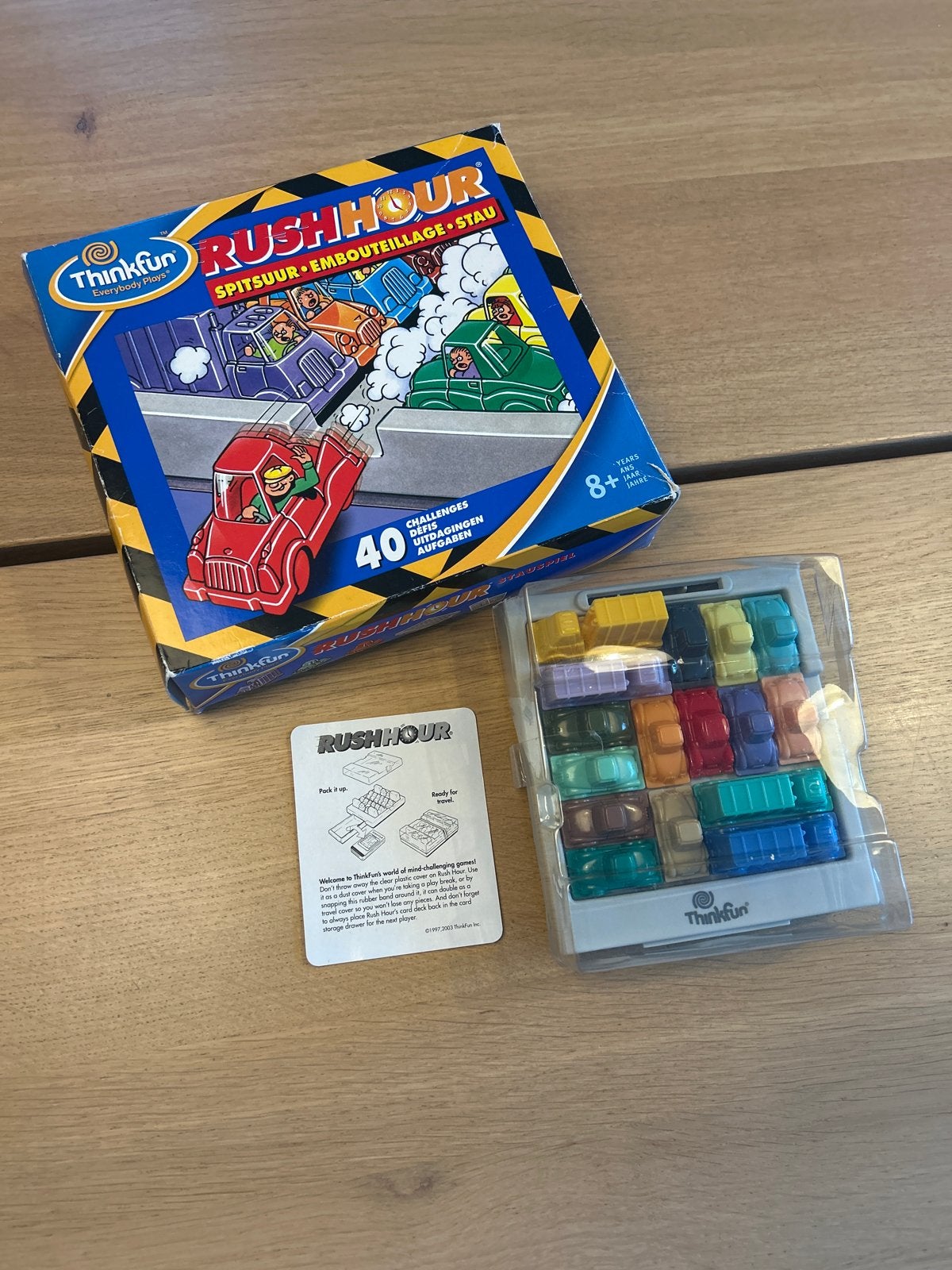 Thinkfun Rush Hour - Logisch denkspel, Ophalen of Verzenden, Gebruikt, Puzzelen