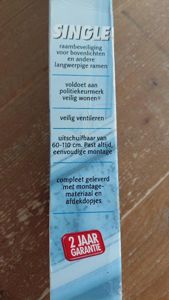 SECUBAR raambeveiliging Single uitvoering, Doe-het-zelf en Verbouw, Hang- en Sluitwerk, Ophalen of Verzenden, Zo goed als nieuw