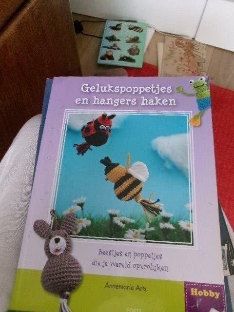 Gelukspoppetjes en hangers haken, Verzenden, Zo goed als nieuw, Haken, Patroon of Boek
