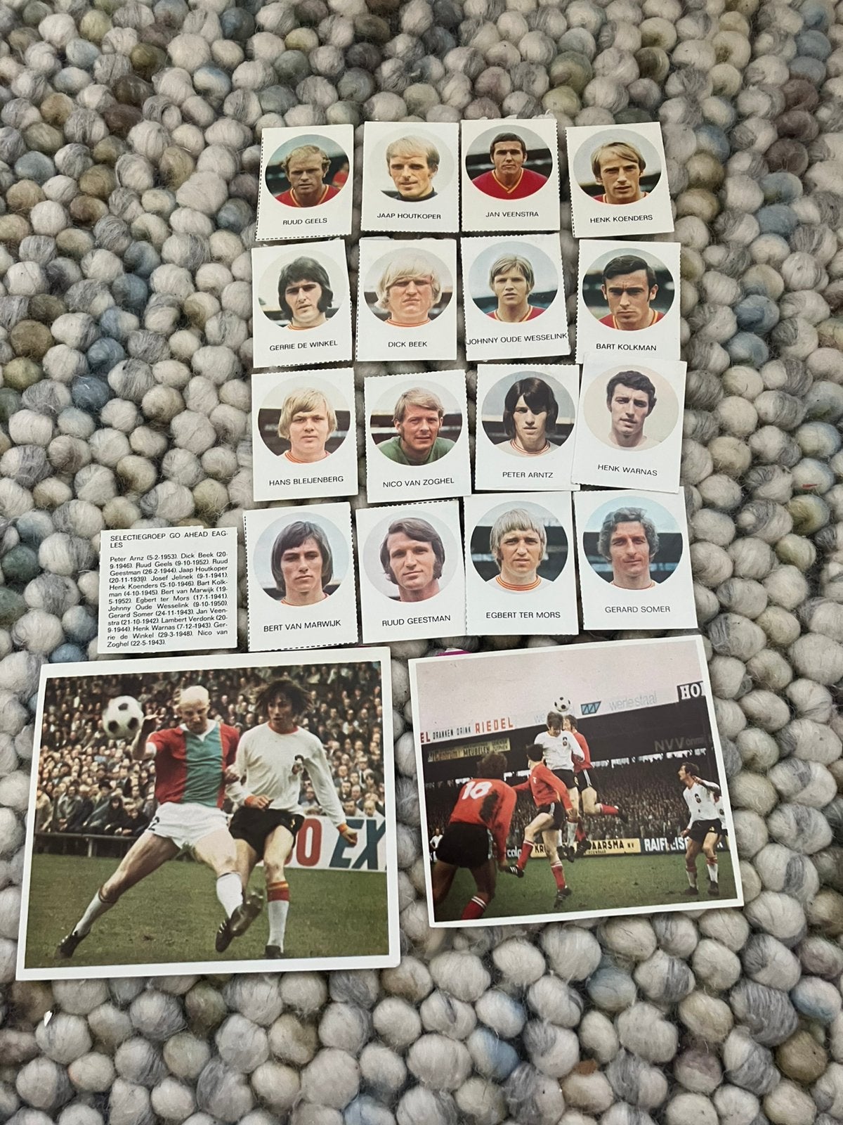 Go ahead eagles 1-0 panini 1971-1972, Verzamelen, Ophalen of Verzenden, Gebruikt, Overige binnenlandse clubs, Poster, Plaatje of Sticker