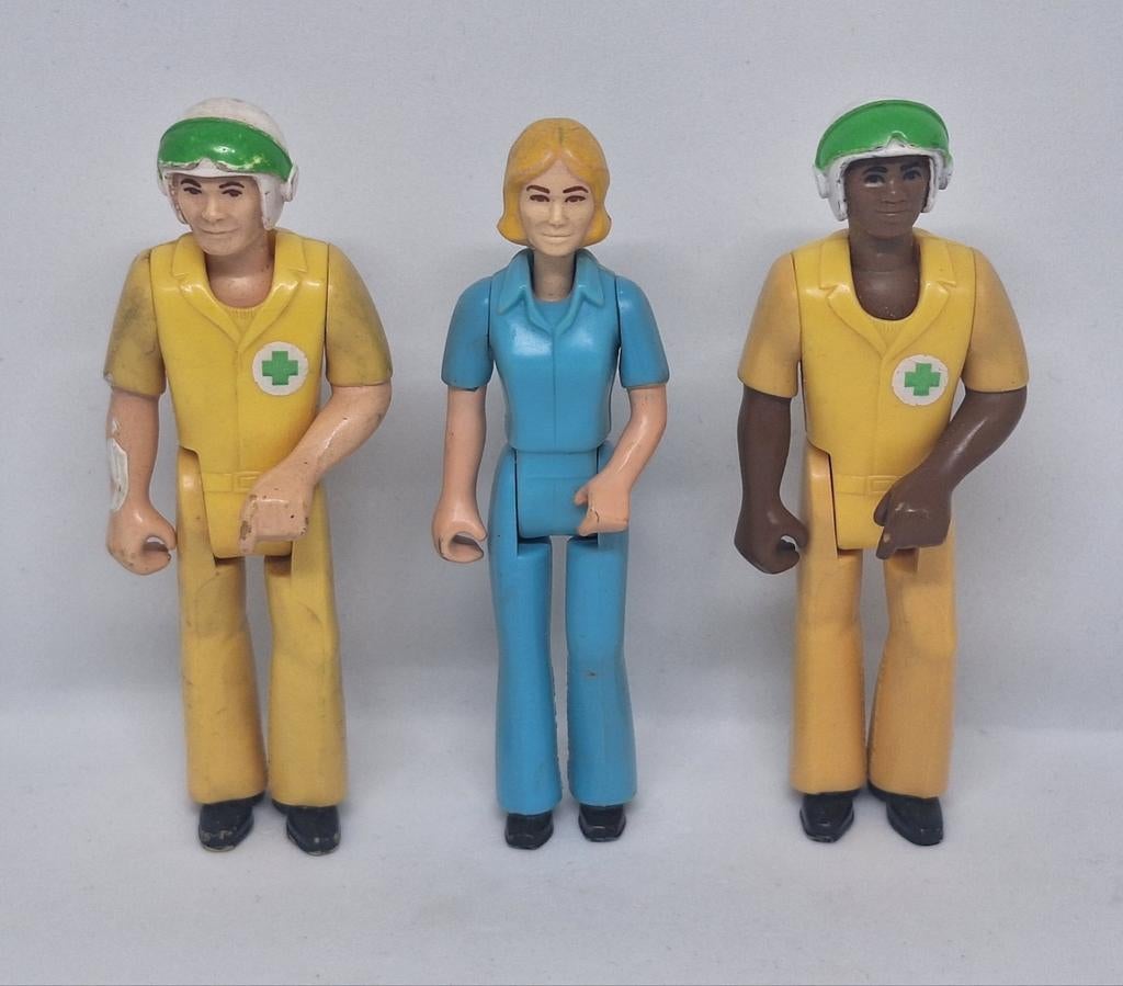 Vintage Fisher Price Adventure People Ambulance Team, Ophalen of Verzenden, Gebruikt
