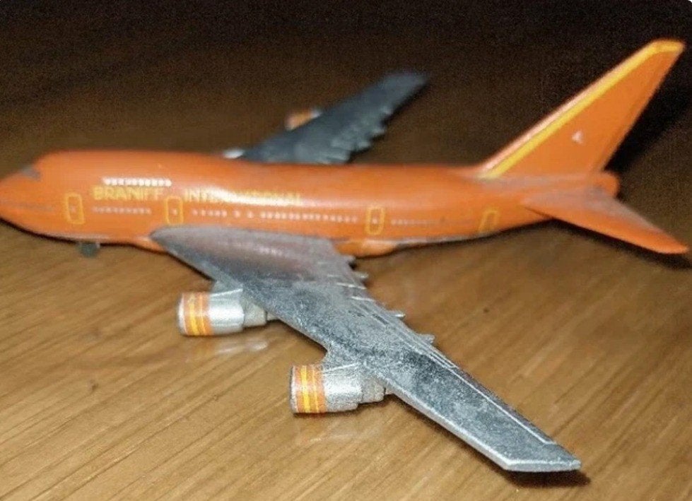 Braniff International Boeing 747SP 1/600 schaalmodel Schabak, Ophalen of Verzenden, Gebruikt, Schaalmodel