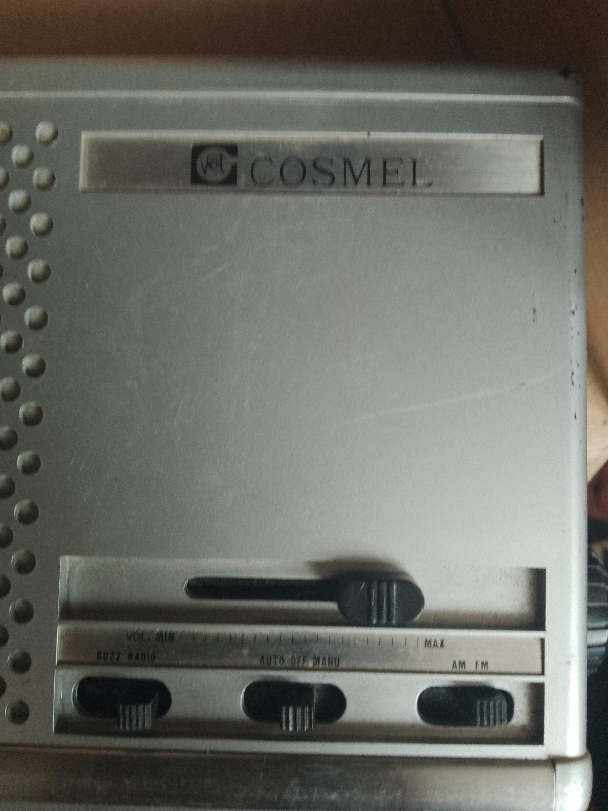 Cosmel Vintage Wekker Radio - AM/FM, Ophalen of Verzenden, Gebruikt, Radio
