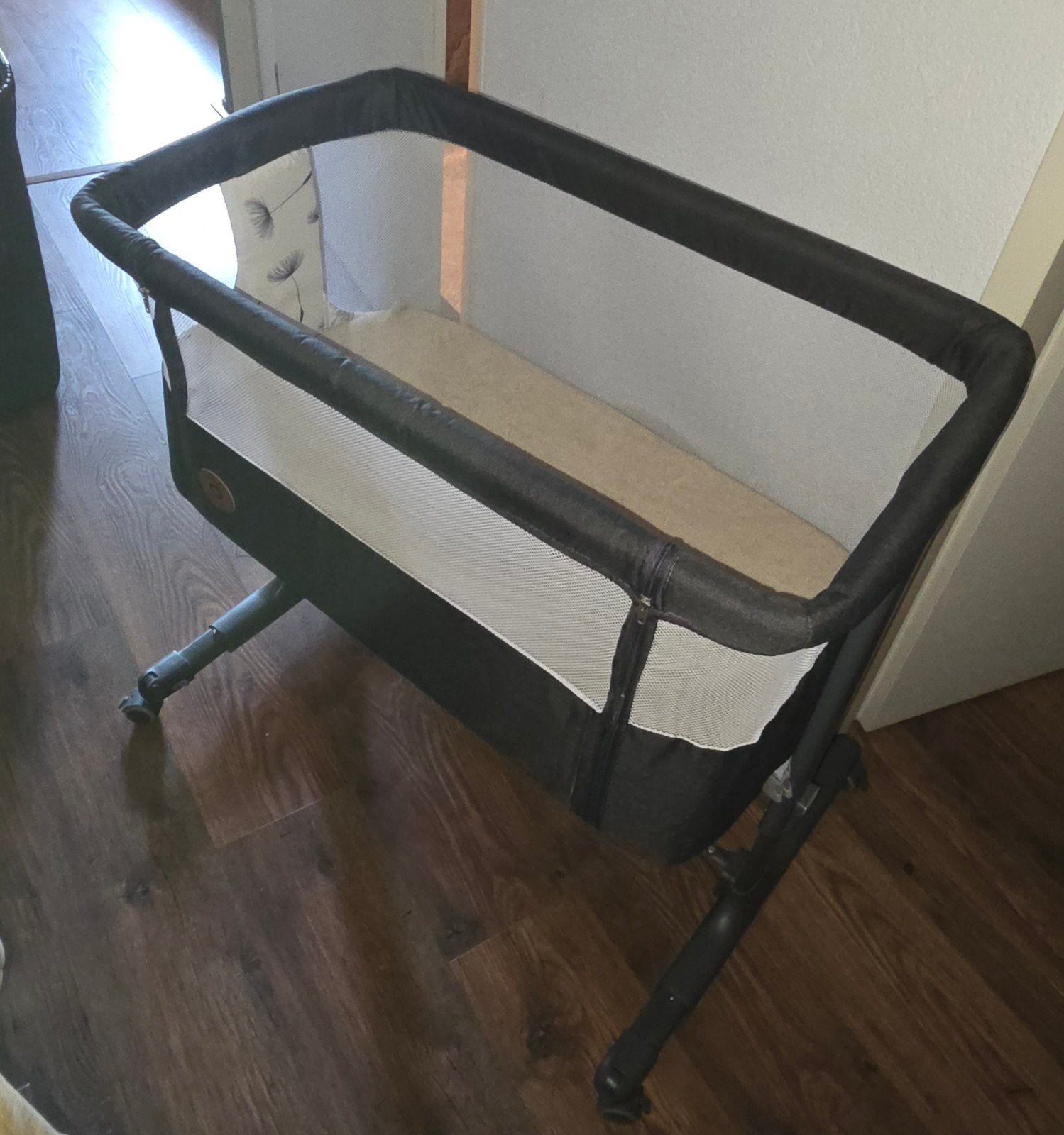 Co Sleeper donker grijs, Kinderen en Baby's, Babywiegjes en Ledikanten, Ophalen, Zo goed als nieuw, Wieg