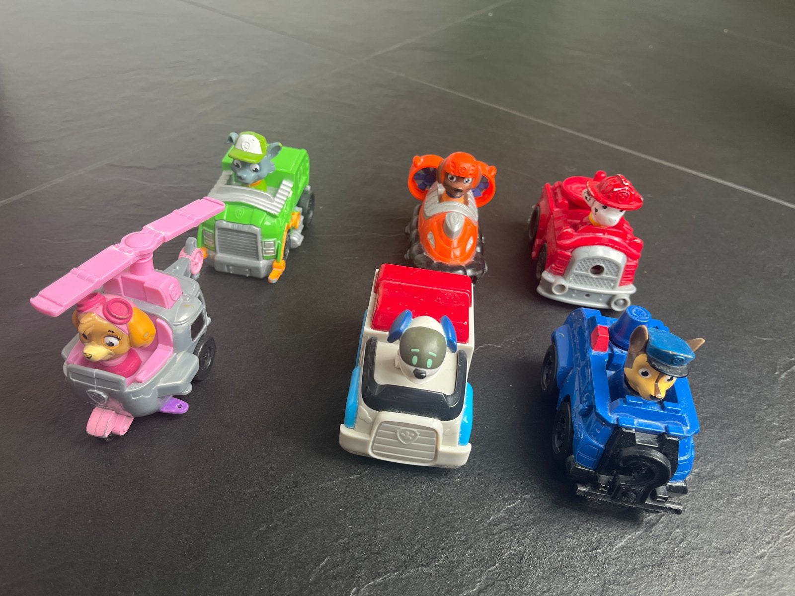 Paw Patrol mini voertuigen set - 6 stuks, Ophalen of Verzenden, Gebruikt
