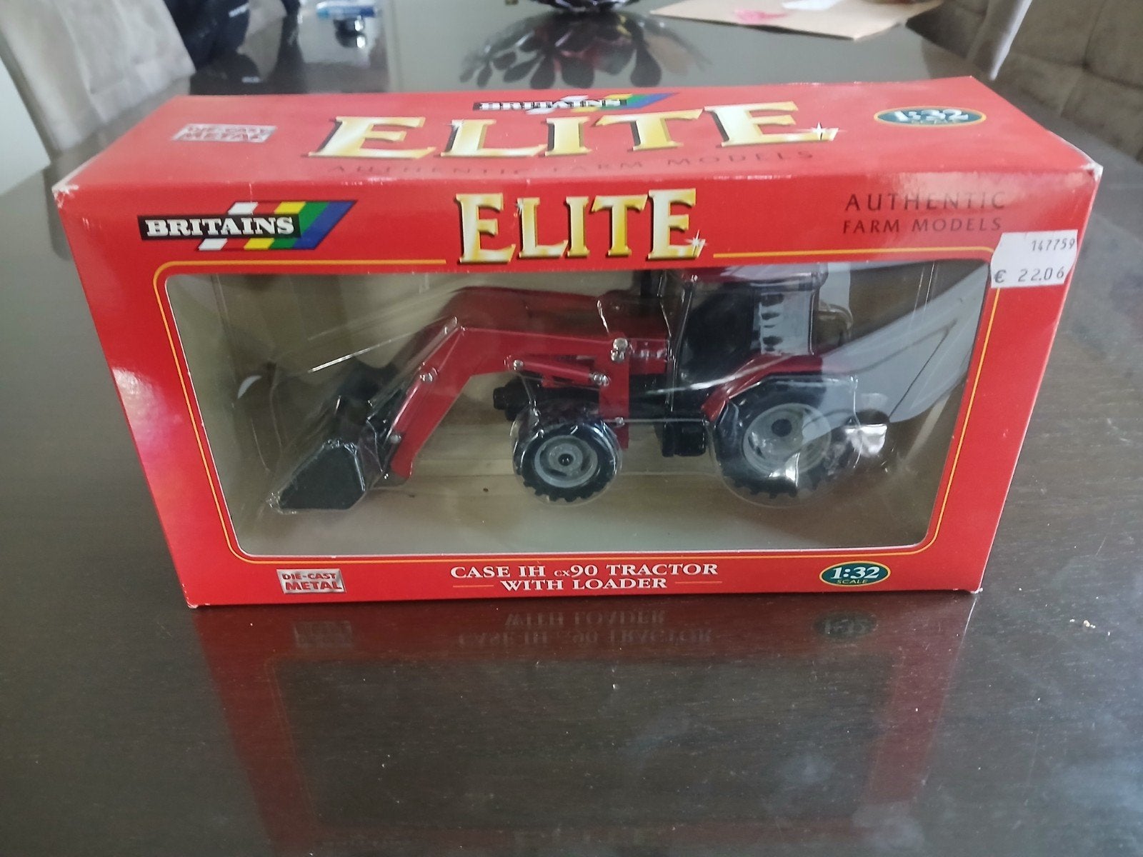 Britains Case IH International CX 90 met voorlader 1:32, Hobby en Vrije tijd, Modelauto's | 1:32, Ophalen, Nieuw, Tractor of Landbouw