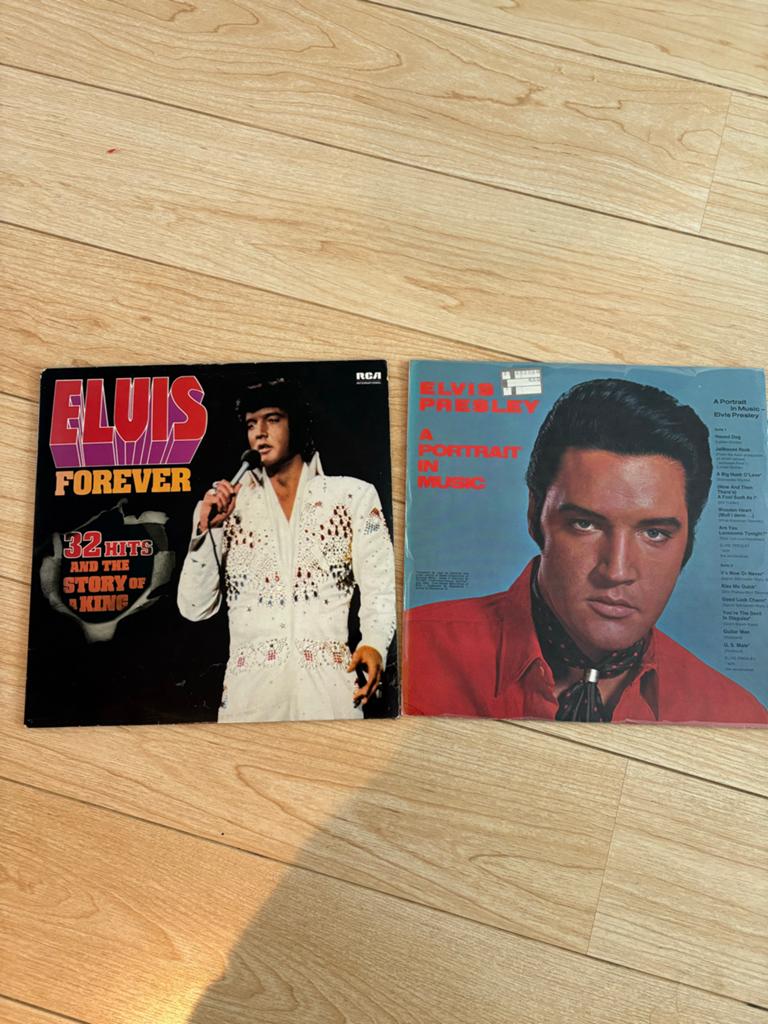 Elvis Presley LP's: Forever & A Portrait in Music, Ophalen, 1970 - 1979, Gebruikt, 12 inch