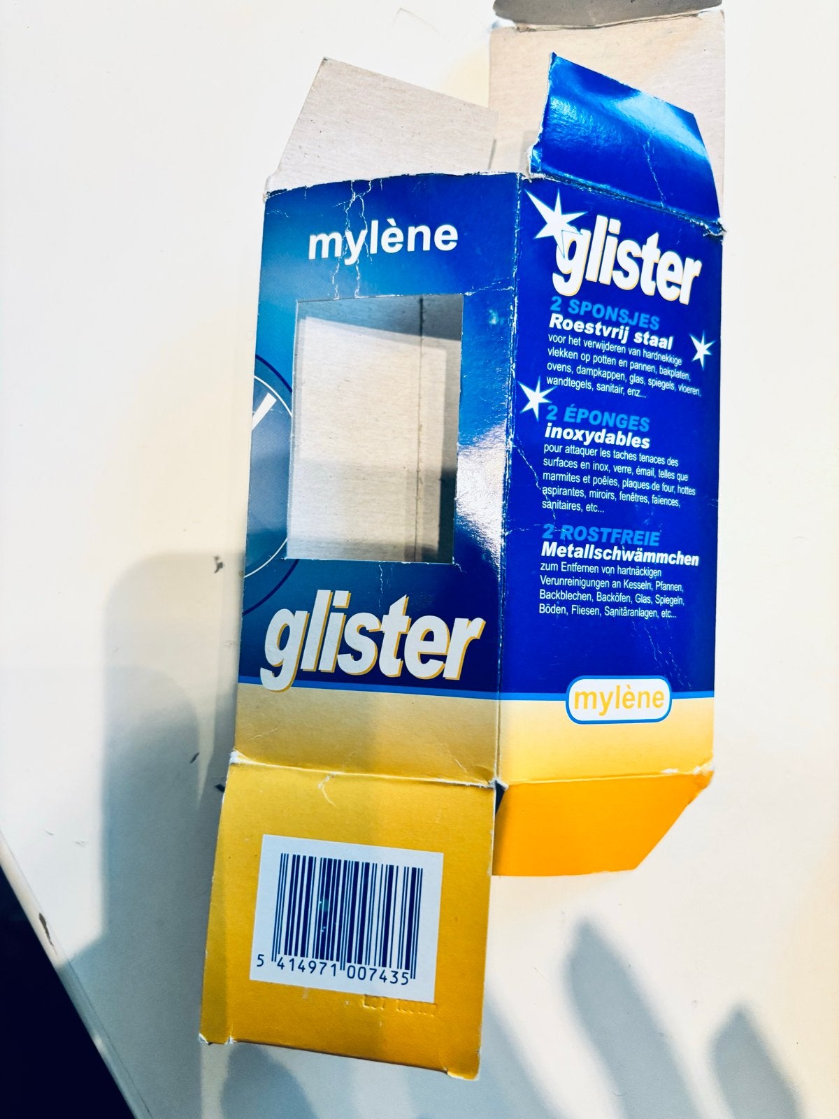 Gezocht: Mylène Glister Roestvrijstalen Sponsjes (2 stuks), Huis en Inrichting, Ophalen of Verzenden, Overige typen