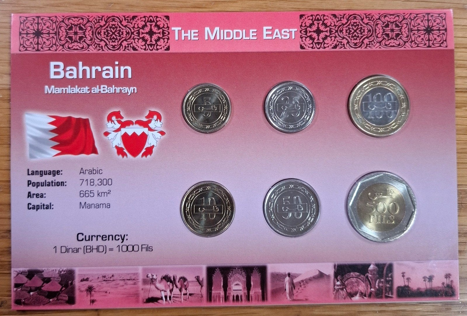 Coins of the World muntset Bahrein, Ophalen of Verzenden, Midden-Oosten
