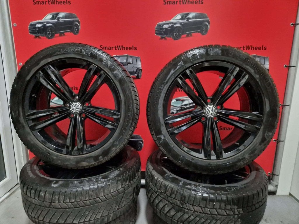 19 inch ORIGINEEL VOLKSWAGEN R-LINE SEBRING TIGUAN VELGEN, 255 mm, Banden en Velgen, Niet ingevuld, Ophalen of Verzenden