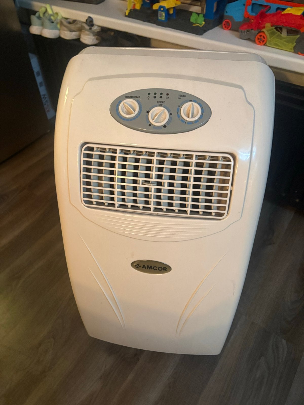 Amcor Mobiele Airco AC-10000M - Koelen en Ontvochtigen, Ophalen, Gebruikt, Minder dan 60 m³, 3 snelheden of meer