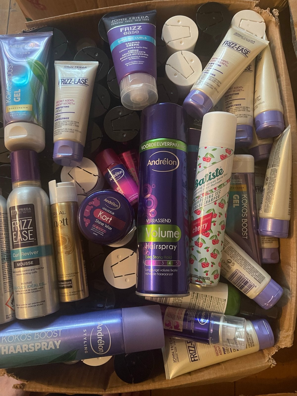 Grote partij haarverzorgingsproducten (nieuw), Ophalen of Verzenden, Nieuw, Gel, Wax, Haarlak of Mousse
