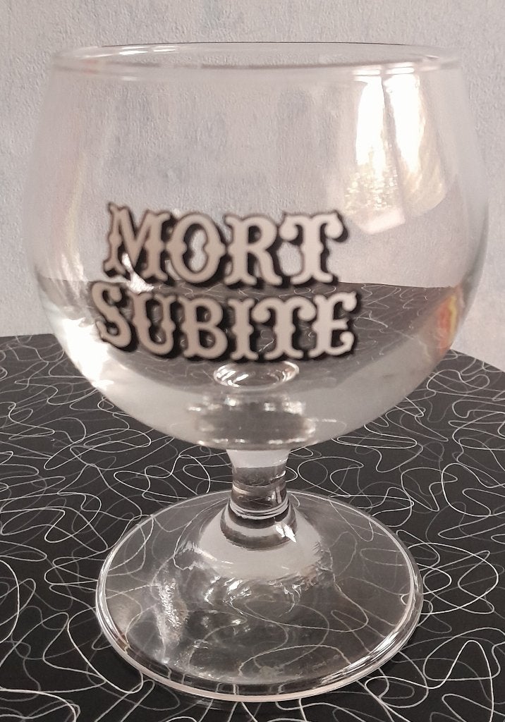 Mort Subite bierglas, Ophalen, Gebruikt, Glas of Glazen, Overige merken