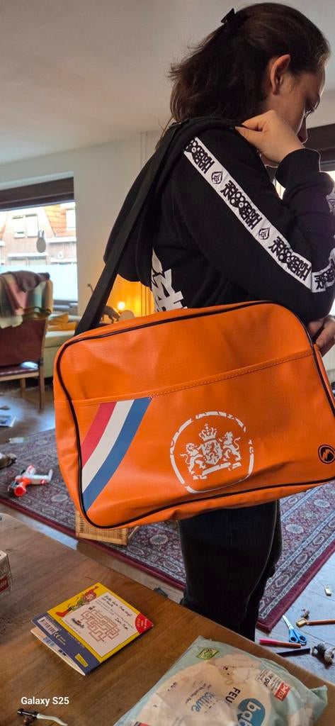 Oranje Schoudertas - Perfect voor Koningsdag!, Ophalen of Verzenden, Zo goed als nieuw