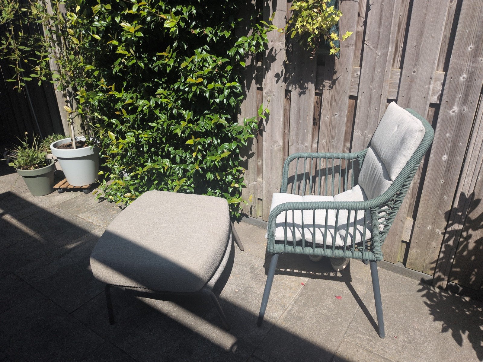 Lounge stoel merk domani turnifure, Ophalen of Verzenden, Zo goed als nieuw, Stoel, 2 zitplaatsen