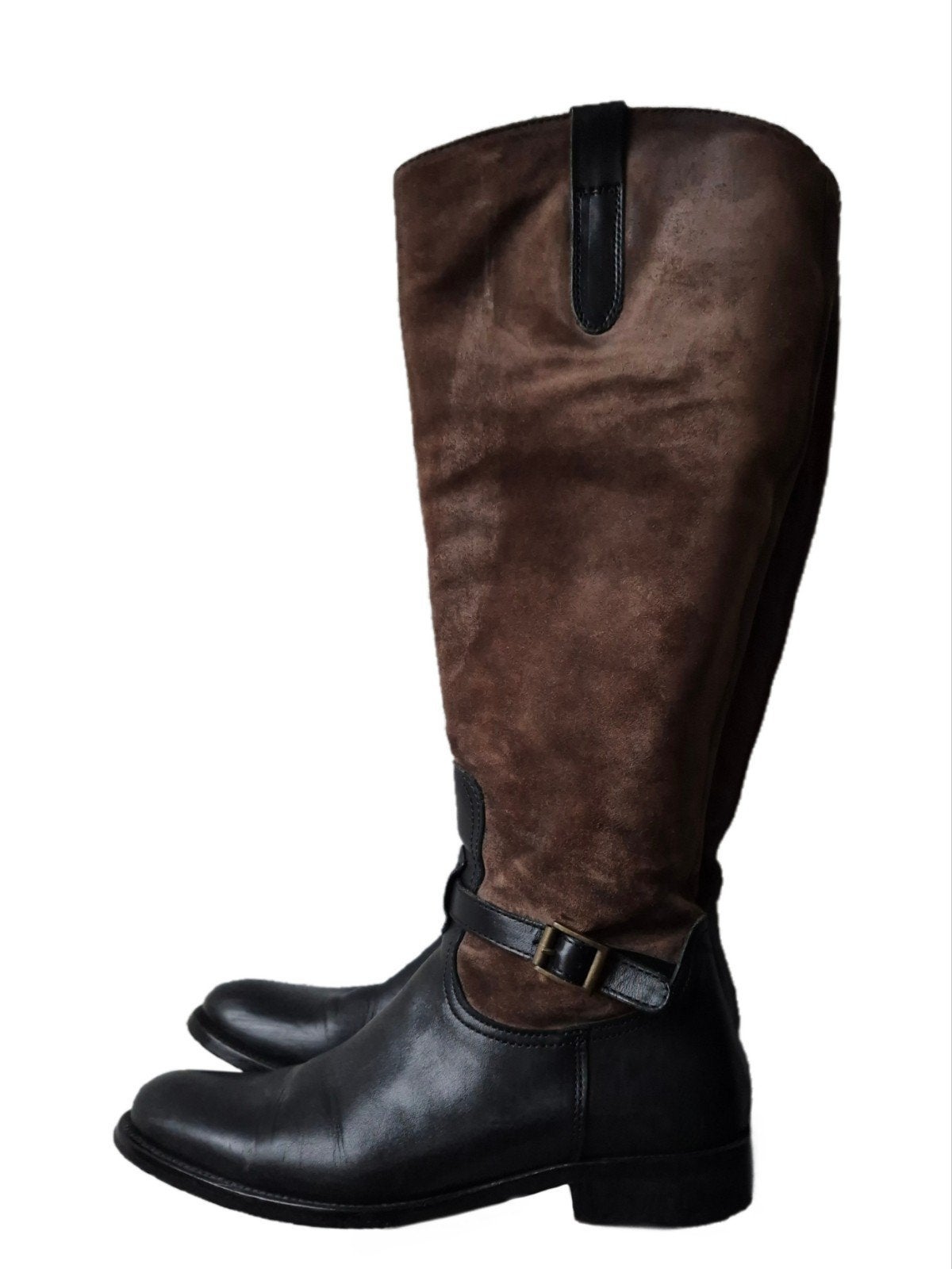 Vintage leren laarzen, riding boot, Hoge laarzen, Bruin, Ophalen of Verzenden, Zo goed als nieuw