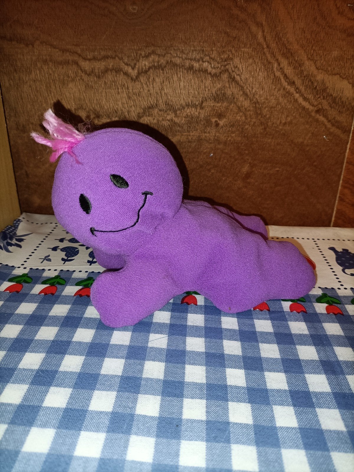 Daatje knuffel paars 19 cm groot Daatjes Da drogist, Ophalen of Verzenden, Zo goed als nieuw, Overige typen