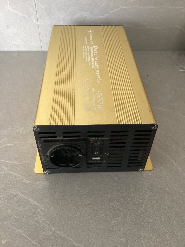 Omvormer 12v naar 230 v, Ophalen, Gebruikt