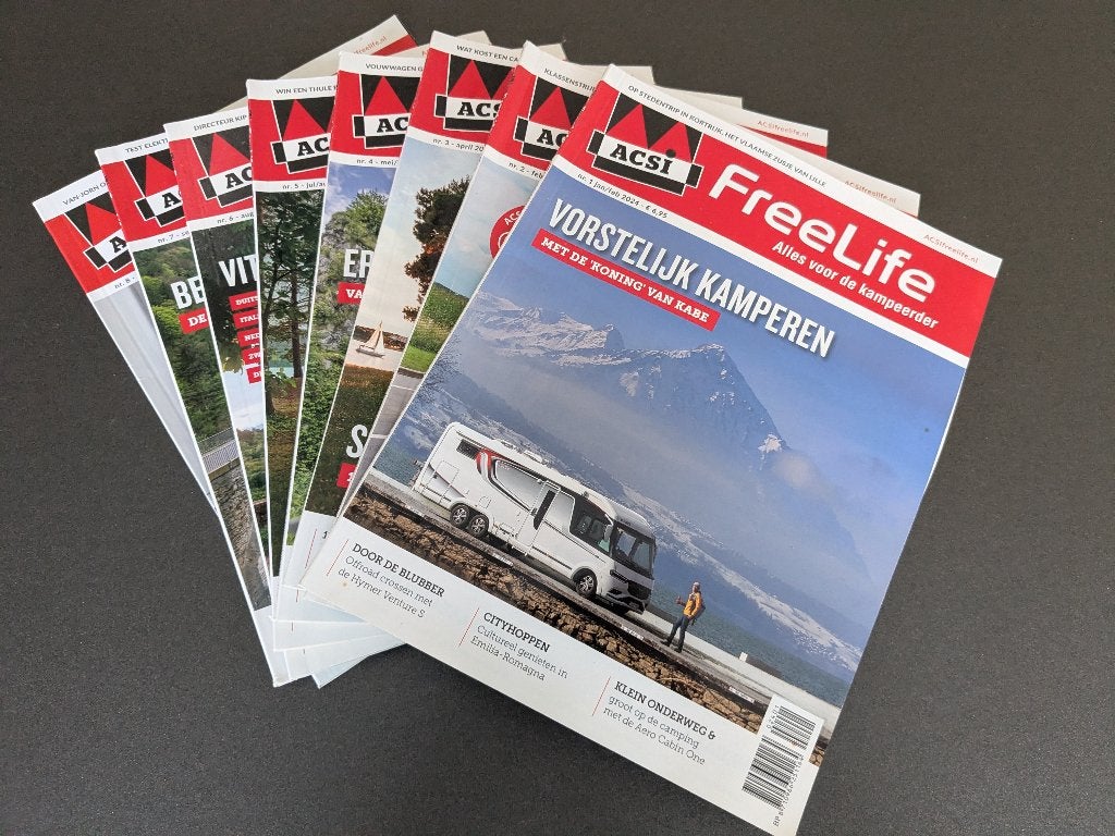 Jaargang caravanblad Acsi FreeLife, Ophalen of Verzenden, Gelezen, Overige merken, Europa