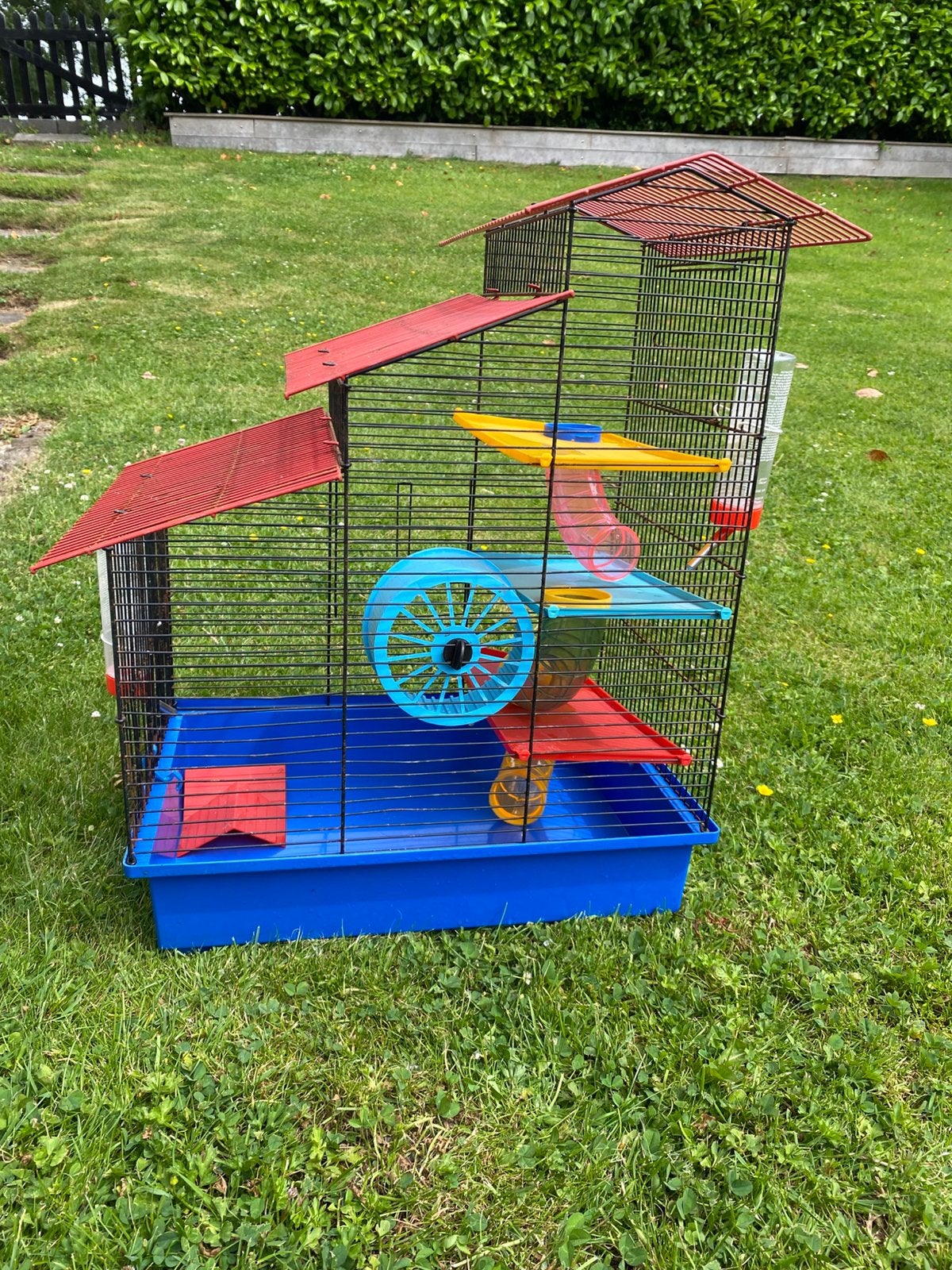 Hamsterkooi!, Dieren en Toebehoren, Knaagdieren en Konijnen | Hokken en Kooien, Kooi, Gebruikt, Minder dan 75 cm, Ophalen